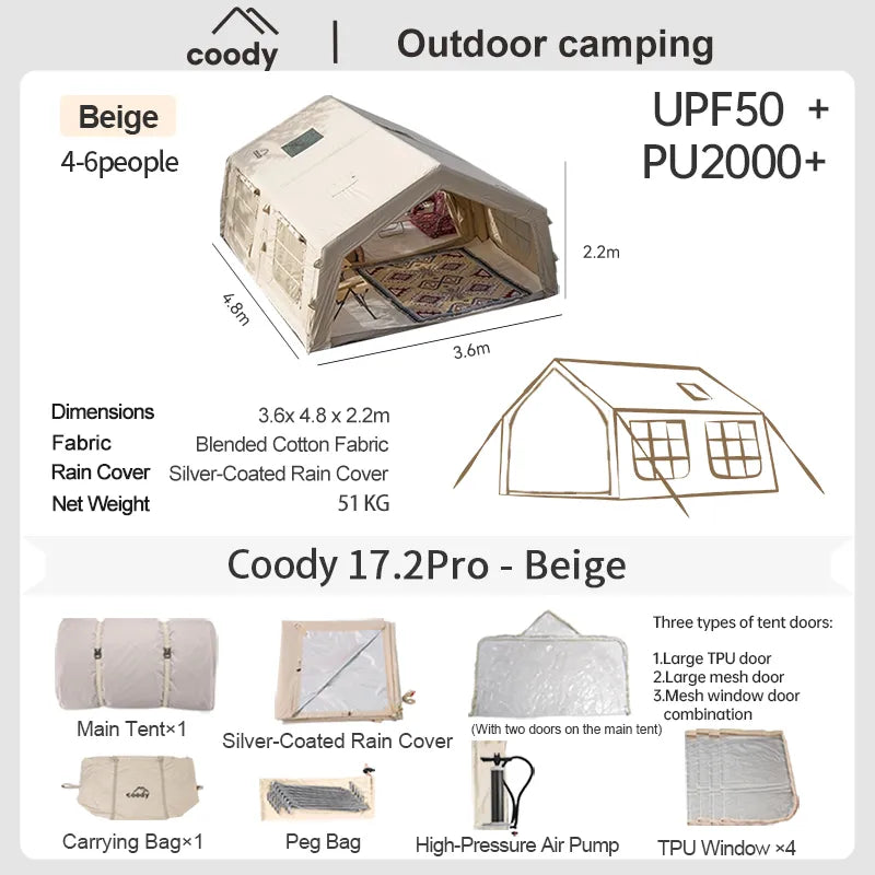17.2 Inflatable Tent