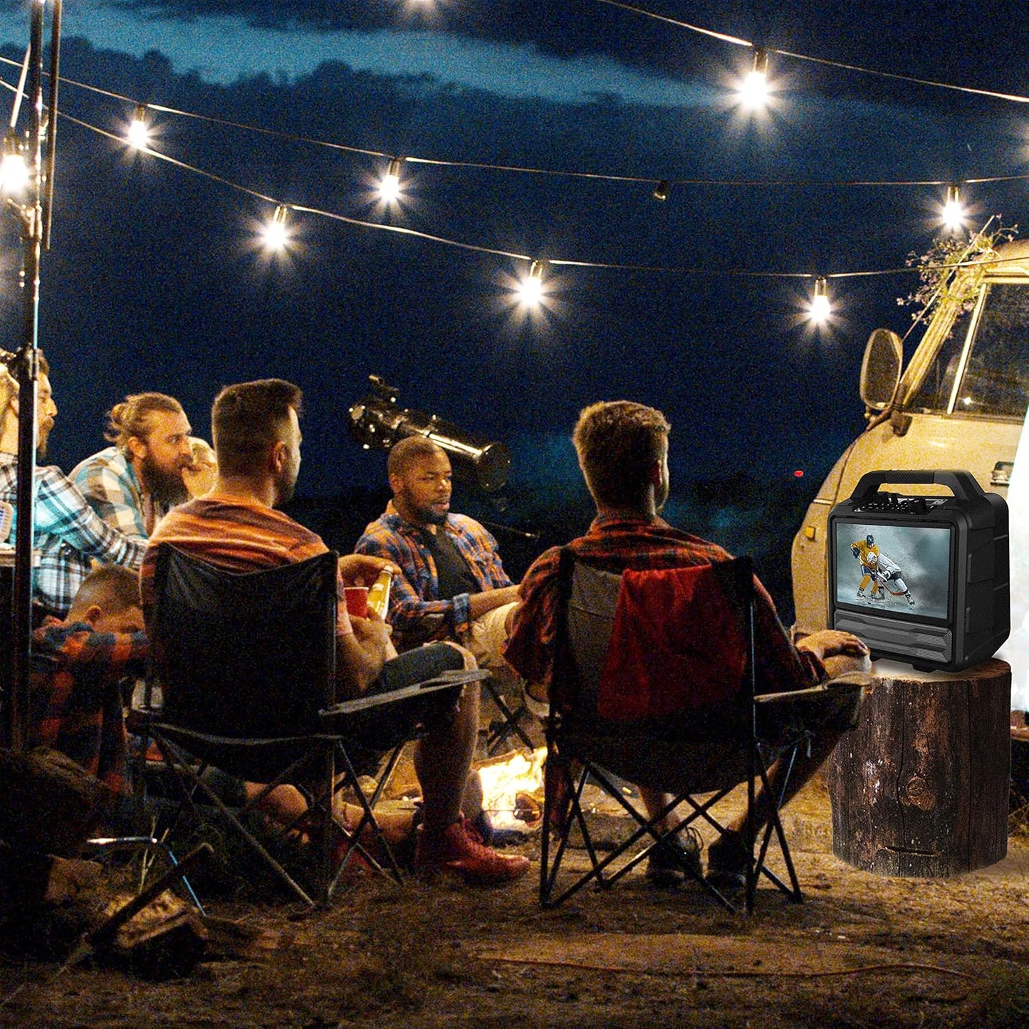 Portable Entertainment System, 40cm  1080p Display, 60W Audio